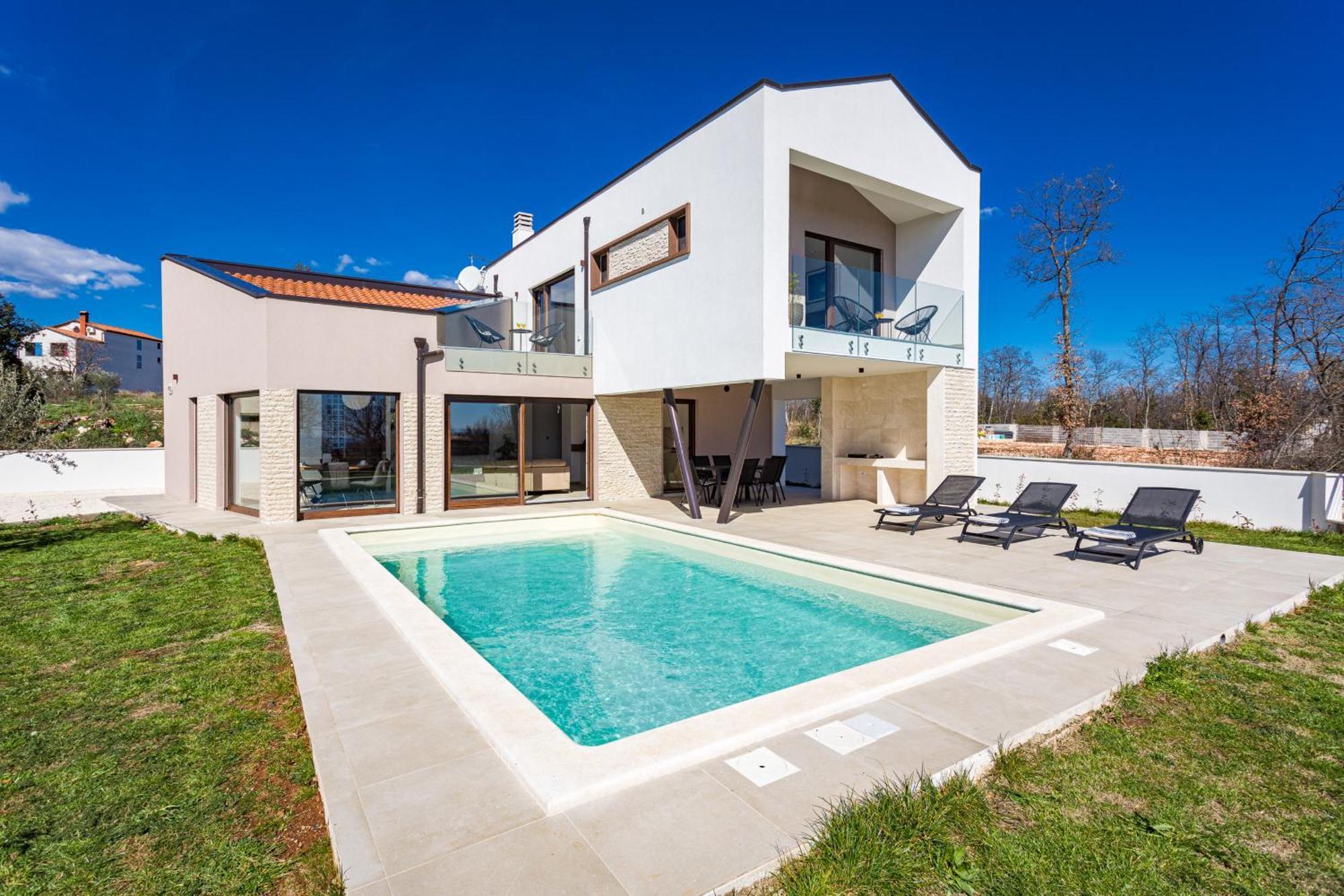 Villa Ogradina Near Pula With Sea View For 5 Persons Only 3 Km From The Beach Krnica Exteriör bild